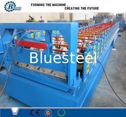 550Mpa Strength Steel Roof Panel Roll Forming Machine For Colors Metal