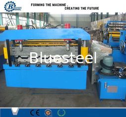 No Shake No Noise Metal Roofing Roll Forming Machine By PLC Control